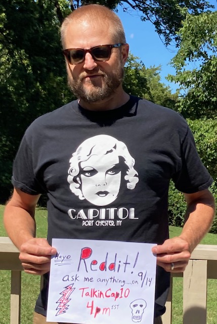 Our talent booker, Kirk Peterson, is conducting a Reddit AMA today in r/IAMA at 4PM ET! ⚡️ You can ask him about anything from your favorite concerts here at The Cap, our CAP10 celebration, his favorite music, or anything else! 🤘 See you all in there-->> reddit.com/r/IAmA/