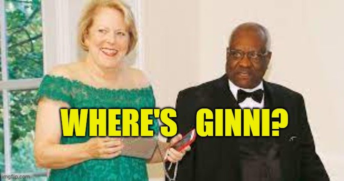 TonyHussein4's tweet photo. Ginny Thomas is connected to more than half of the groups that lobbied Justice Clarence Thomas to overturn Roe v. Wade. Ginni Thomas was also involved in plotting to overturn an election.

Supreme Court Justices MUST recuse themselves when their impartiality might be questioned! https://t.co/LkbvEdq8TK
