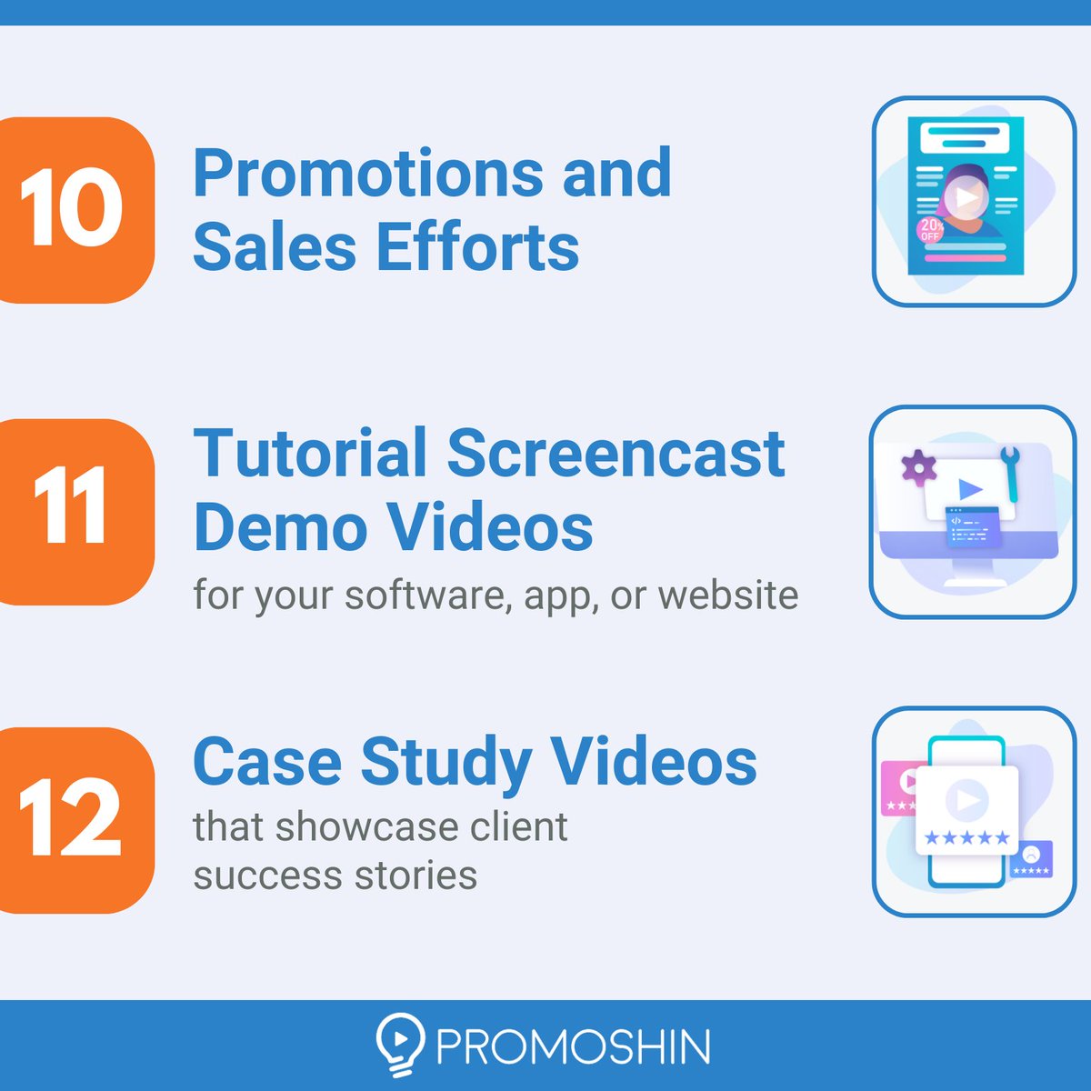 promoshinvideo's tweet image. Check out the top 22 ways to use video content in your business.

#animationagency #videocontent #videoscontentforbusiness #videomakers #videomaking #animationart #animation2d #animationdesign #3danimation #animation3d #motioninfographics #explainervideo #explainervideos