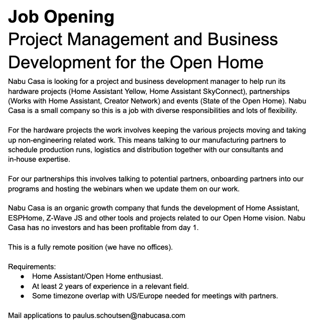 We're hiring 👇