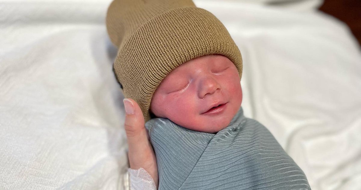TurboDucks8's tweet photo. Welcome baby boy Hayes Ian to the Denham family. So thankful for his safe arrival https://t.co/LYoPINt6Ll