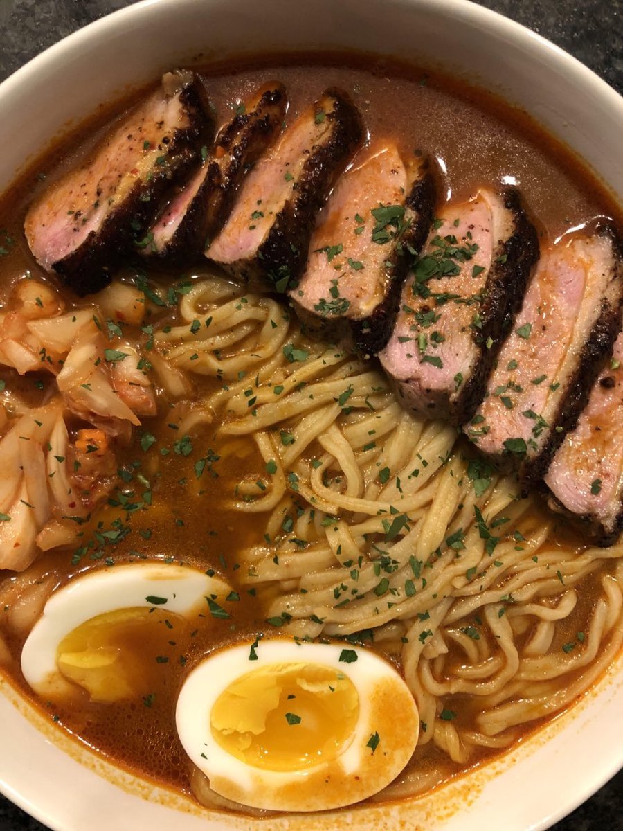 Gochujang Kimchi &amp; Duck Breast Ramen
🚨 #Food 🚨