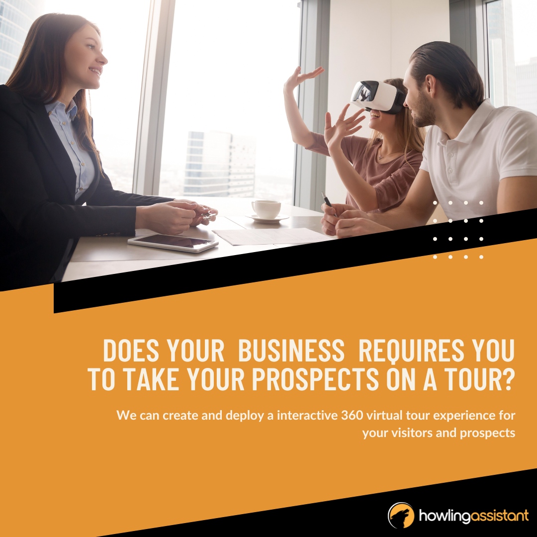 HowlinAssistant's tweet image. We’ll create 360° Virtual experiences for your business that engage your visitors on a virtual tour with interactive videos.

Call us at 813-461-6961 for more information

#howlingassistant #howlingVA #whattogetinfivedollar #virtualassistant