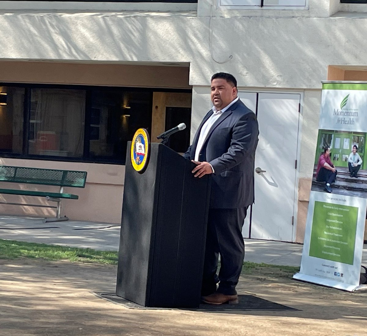 Today, #RCRC 2nd Vice Chair &amp; #MontereyCounty @SupervisorLopez spoke at the <a href="/CAGovernor/">Governor Gavin Newsom</a>’s signing of the #CARECourt bill. RCRC looks forward to working collaboratively w/ the administration to ensure effective, funded &amp; supported implementation of the bill for our #ruralcounties.