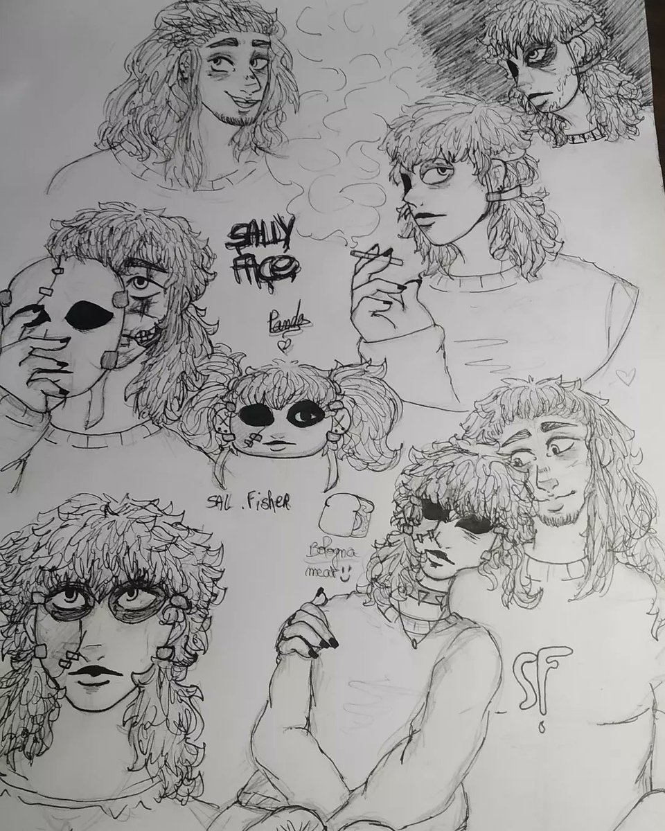 x_kaemon_x's tweet photo. Sally face 🎸💙 🛐
Big fan art of sal Fisher and larry Johnson (le bebou)
What do you thinks ?? 💗
.
.
#art #artist #draw #drawings #ArtistOnTwitter #traditionalart #fanart #sallyface #salfisher #larryjohnson #kaemon https://t.co/kEj2LZAG6K