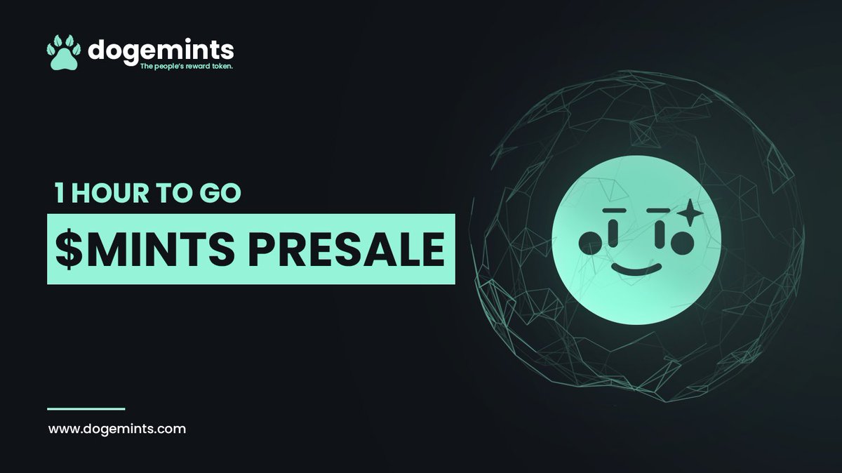 Let’s gooooo <a href="/dogechainfamily/">Dogechain💜</a> 🔥

Only 1 more hour until pre-sale ⏰  Shill this tweet and get ready for the drop!

Retweet &amp; mention 3 friends for a chance to win 500 $WDOGE 💰

PinkSale:
pinksale.finance/launchpad/0x99…

Telegram:
t.me/dogemintsoffic…

#DogeChain #PinkSale #PreSale