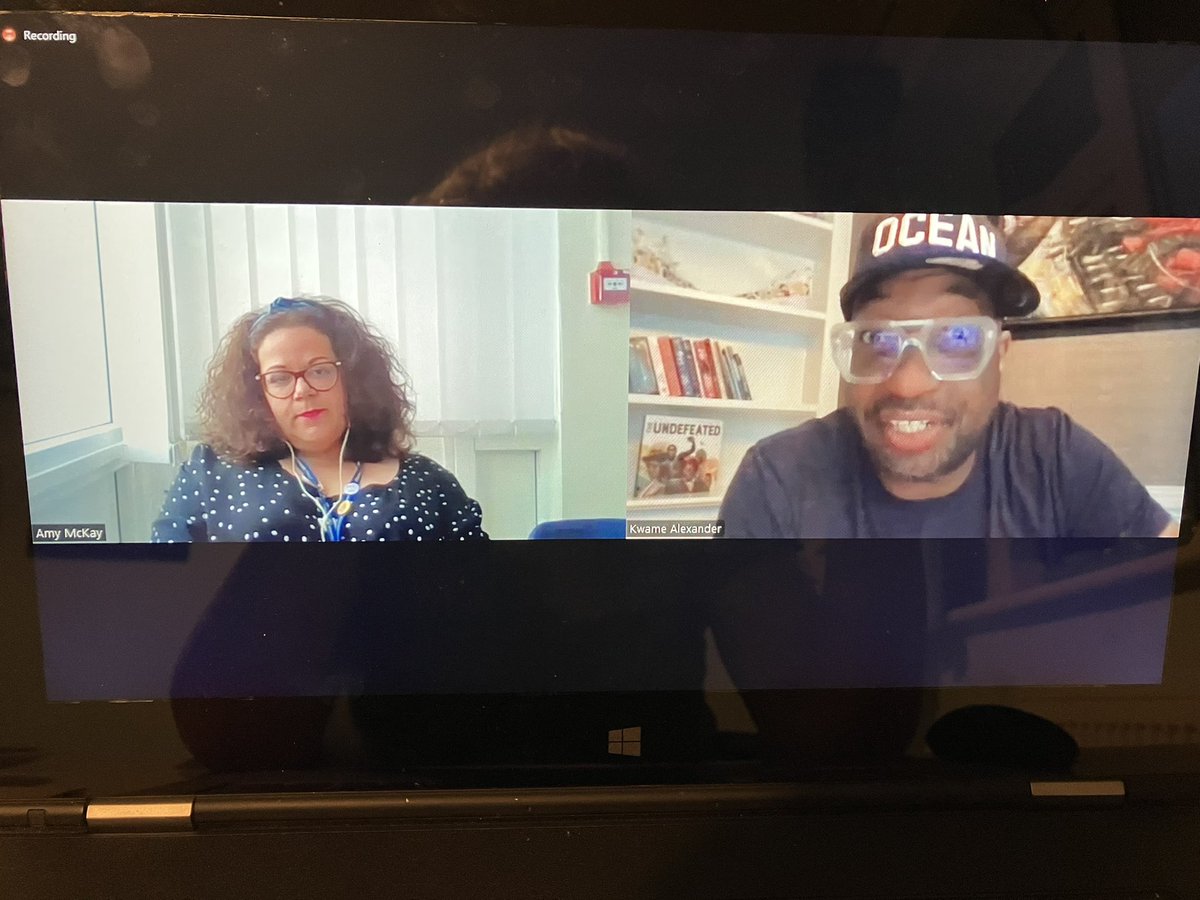 What a stunning finish to the virtual <a href="/youthlibraries/">YLG Committee</a> #YLGConference and how lucky are delegates to get an exclusive preview of the stunning new book coming from <a href="/kwamealexander/">Kwame Alexander</a> #TheDoorOfNoReturn Could listen all night!