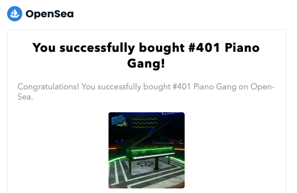 Happy new member of the PianoGang at <a href="/BelowBored/">pani Aurelia Radziewicz</a>  #BelowBored #standupcomedy #NFTcollections