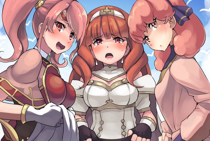 最新作にセリカ様参戦とのことで、出発時のメンツ的にボーイくんがうらやましいパーティー的な過去絵再掲。 