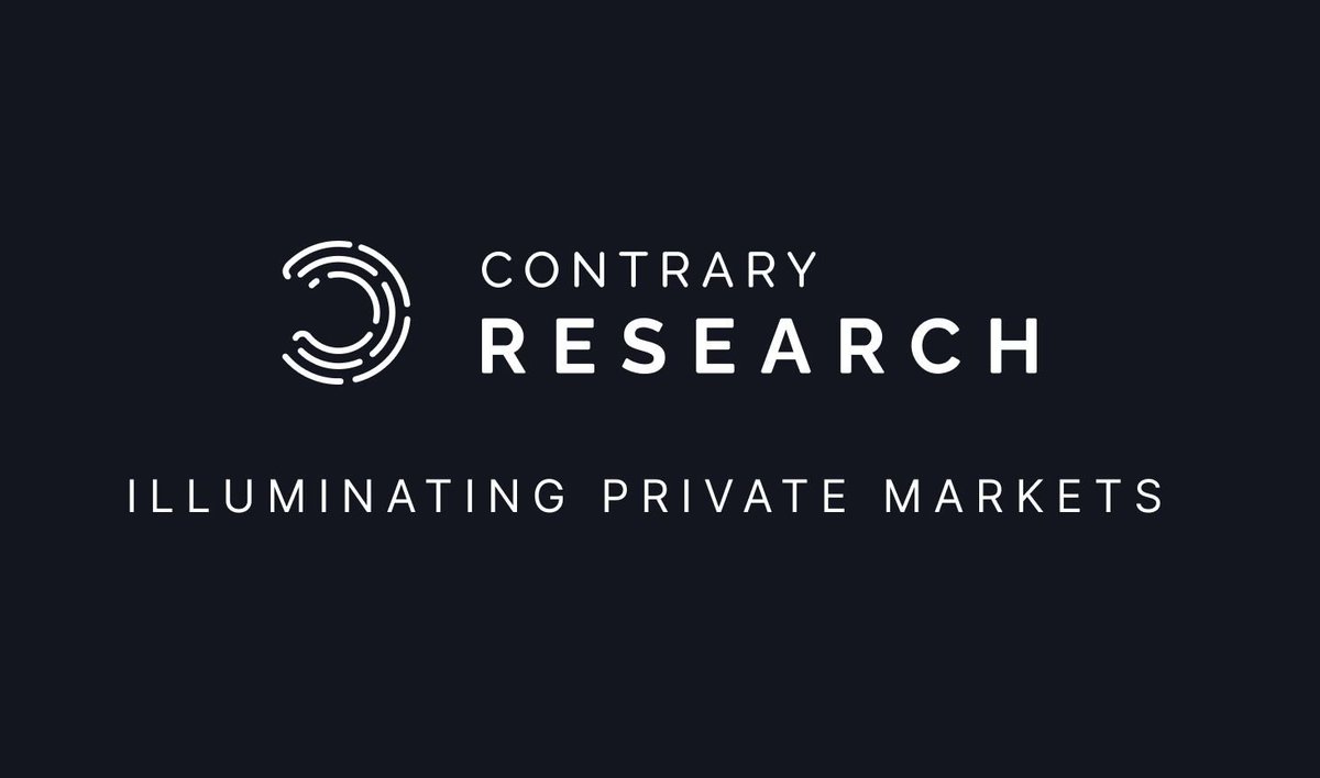 Contrary_Res's tweet image. We’re excited to introduce Contrary Research!
Our vision is to be the best destination for finding high-quality research and in-depth analysis of private companies.
1/11