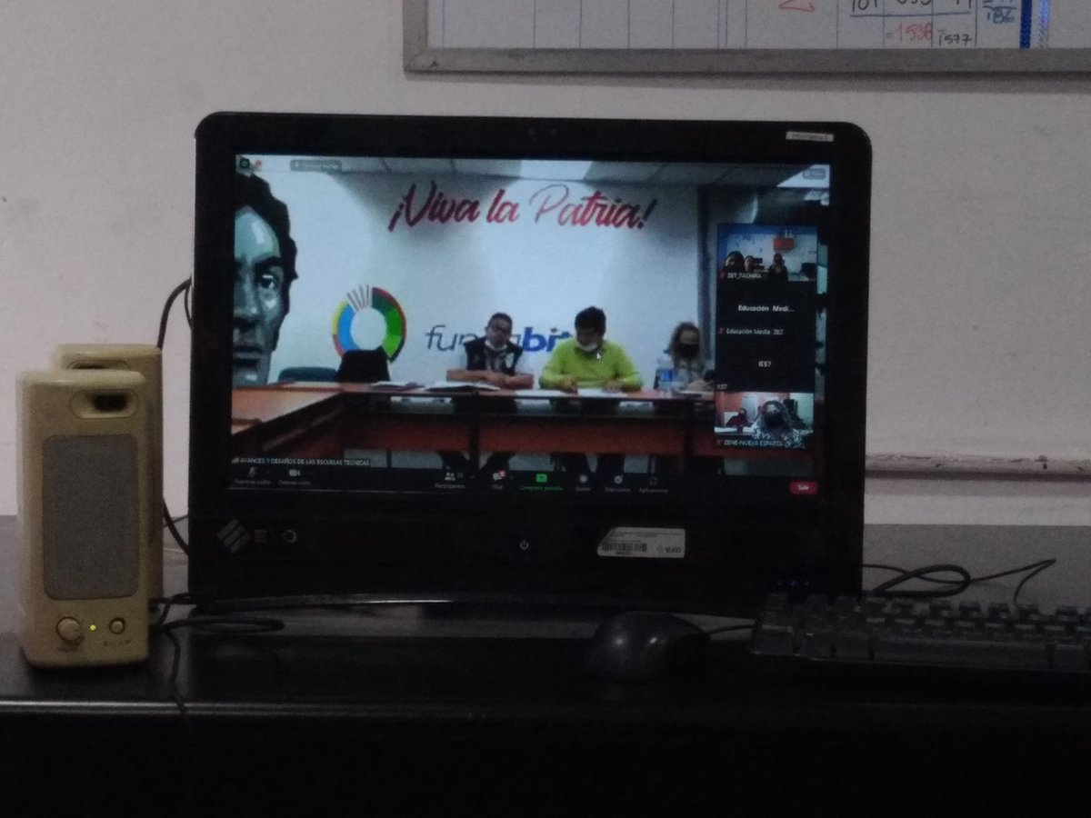 14Sep. Sala Situacional Zona Educativa Táchira Jefe de División de Comunidades Educativas y Coordinación Video Conferencia con Viceministerio de Media General  Tema: Legalización de UPETAI.