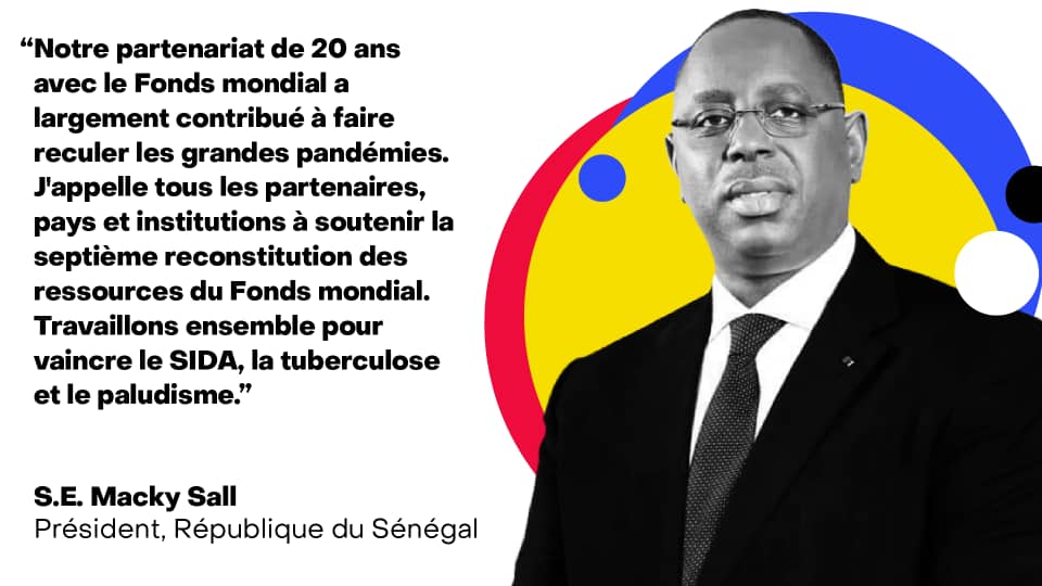 Pour une participation de Haut niveau et une contribution significative du Sénégal à la conférence pour la 7ème reconstitution des ressources du Fonds mondial prévue ce 19 septembre 2022 à New York. #MackySall #MeetTheTarget #FightForWhatCounts #TheBeatContinues