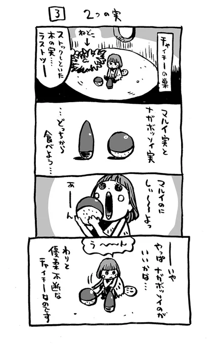 「あの森のムササビトのチャイチー」3、4、5。

15話以上貯まったらば、#Kindleインディーズマンガ  (無料DL可)化予定。
果たして、貯まるか?

#あの森のムササビトのチャイチー #漫画が読めるハッシュタグ  #漫画 #4コマ漫画 