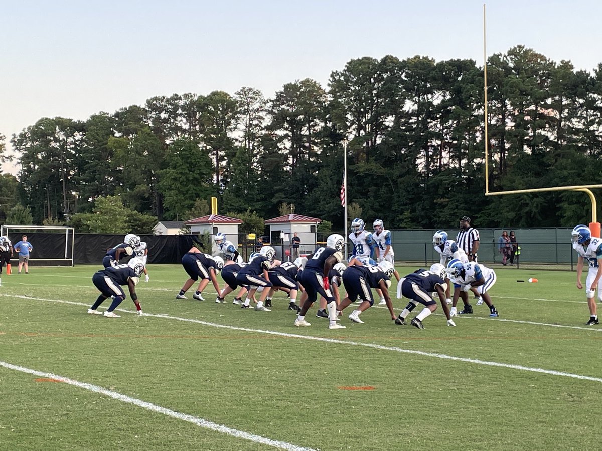 RiceThatRuns's tweet photo. Beautiful night at historic Cooley field.  Rams are up over the Falcons 18-13 at the half. https://t.co/pTI6l57Co1