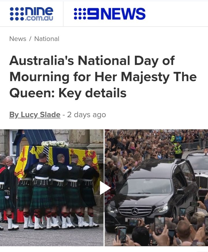 etchichury74's tweet photo. #HeyLook Australia va a tener un #feriado total por el fallecimiento de la reina Isabel II: jueves 22 de septiembre.
Fe-ria-do. Avisen a ya saben quiénes. Ah, y el Parlamento suspendido por 14 días.
https://t.co/Ro8nOdYArc https://t.co/kVOORxuseO