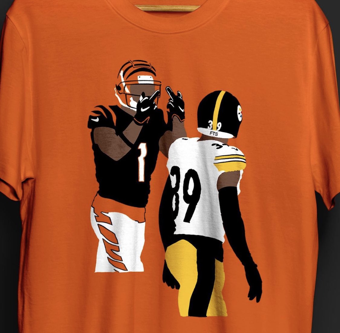Blitz_Burgh's tweet photo. Bengals Fans are selling these shirts. Steelers stay in their heads. 😂 #Steelers #NFL https://t.co/IuMmzFK1oe