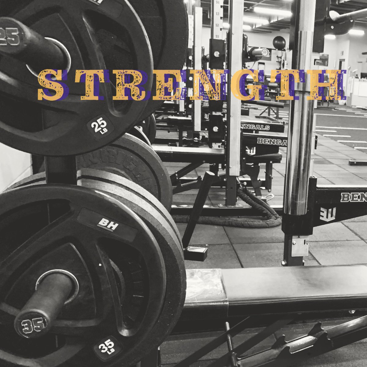 Let's get STRONG Bengals!! #BengalFit #LHSPhysEd