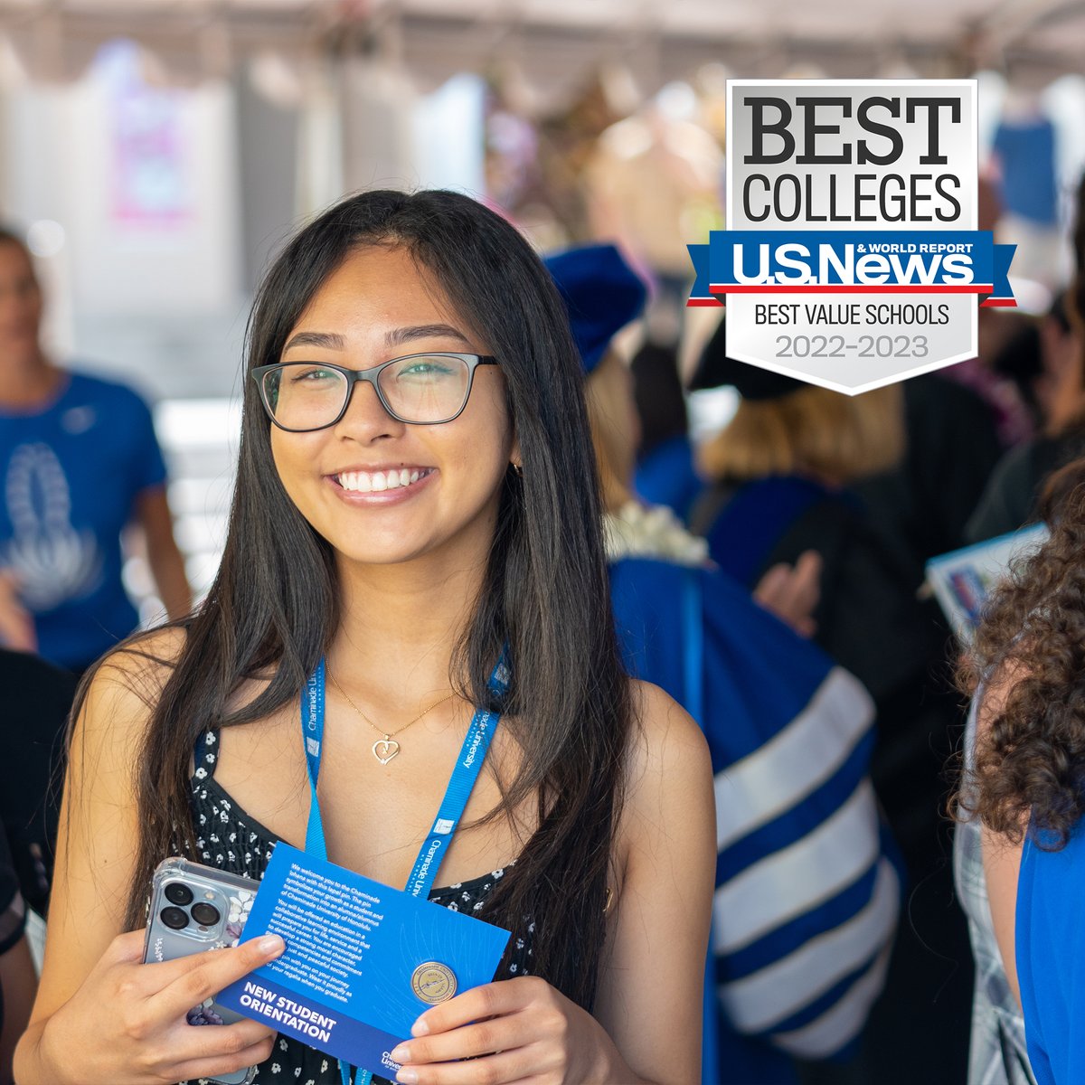 Chaminade_Univ's tweet photo. Have you heard the news? 📰

Chaminade is happy to once again be recognized amongst these great educational institutions. In our region, we ranked #20 in Regional Universities West, #11 in Best Value Schools and #28 in Social Mobility.

Go Swords! https://t.co/1rqK3KFfce