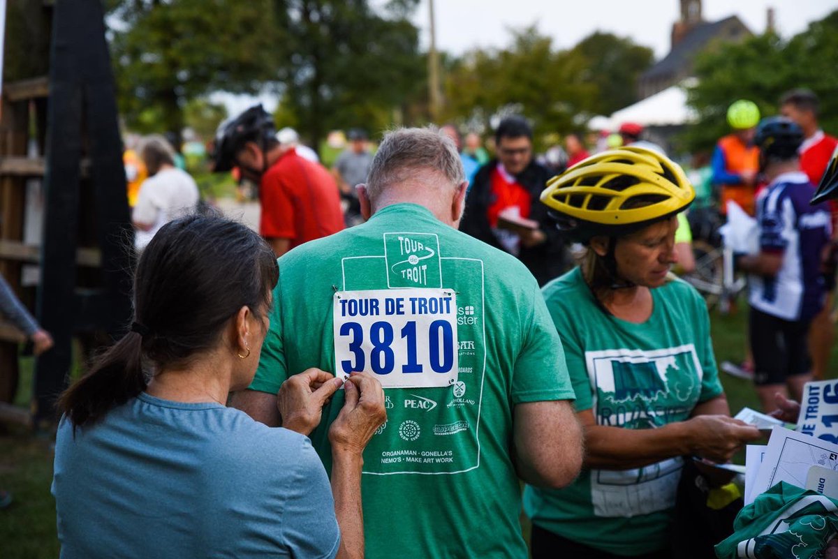 Online registration for this Saturday’s Tour de Troit has closed, but you can still register for this years ride at packet pickup:

2727 Cass Ave #245 
09/15/2022 10 AM-7PM 
09/16/2022 10 AM-8PM

Riverside Park 
09/17/2022 7AM-8:30AM