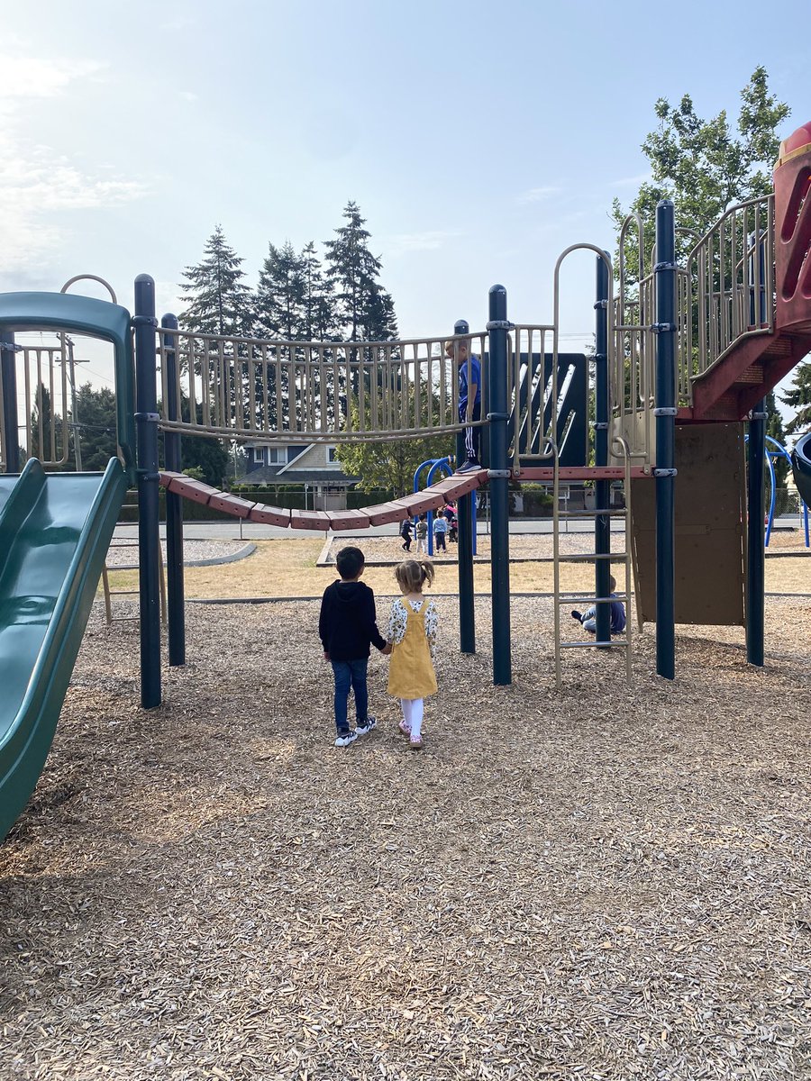 ellen_petersson's tweet photo. …after realizing your new Kindergarten friend also speaks the same first language … feeling safe together♥️ #learningenglishtogether #speakingspanishwhenneeded @Surrey_Schools #kindergarten https://t.co/quT3BjdL2H