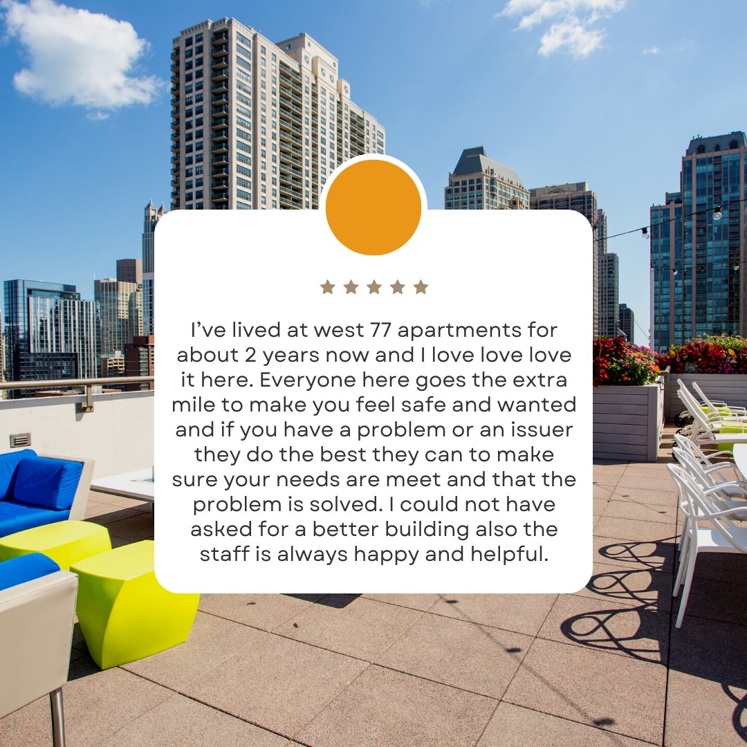 We're so happy you're here😍

#west77apts #lpcmidwest #lpcyoubelonghere #lovewhereyoulive #rivernorthapartments #chicagoskyline #chicagoapartments #apartmenthuntingchicago #apartmenthuntingrivernorth #rivernorthchicago #apartmentliving #downtownchicagoliving...