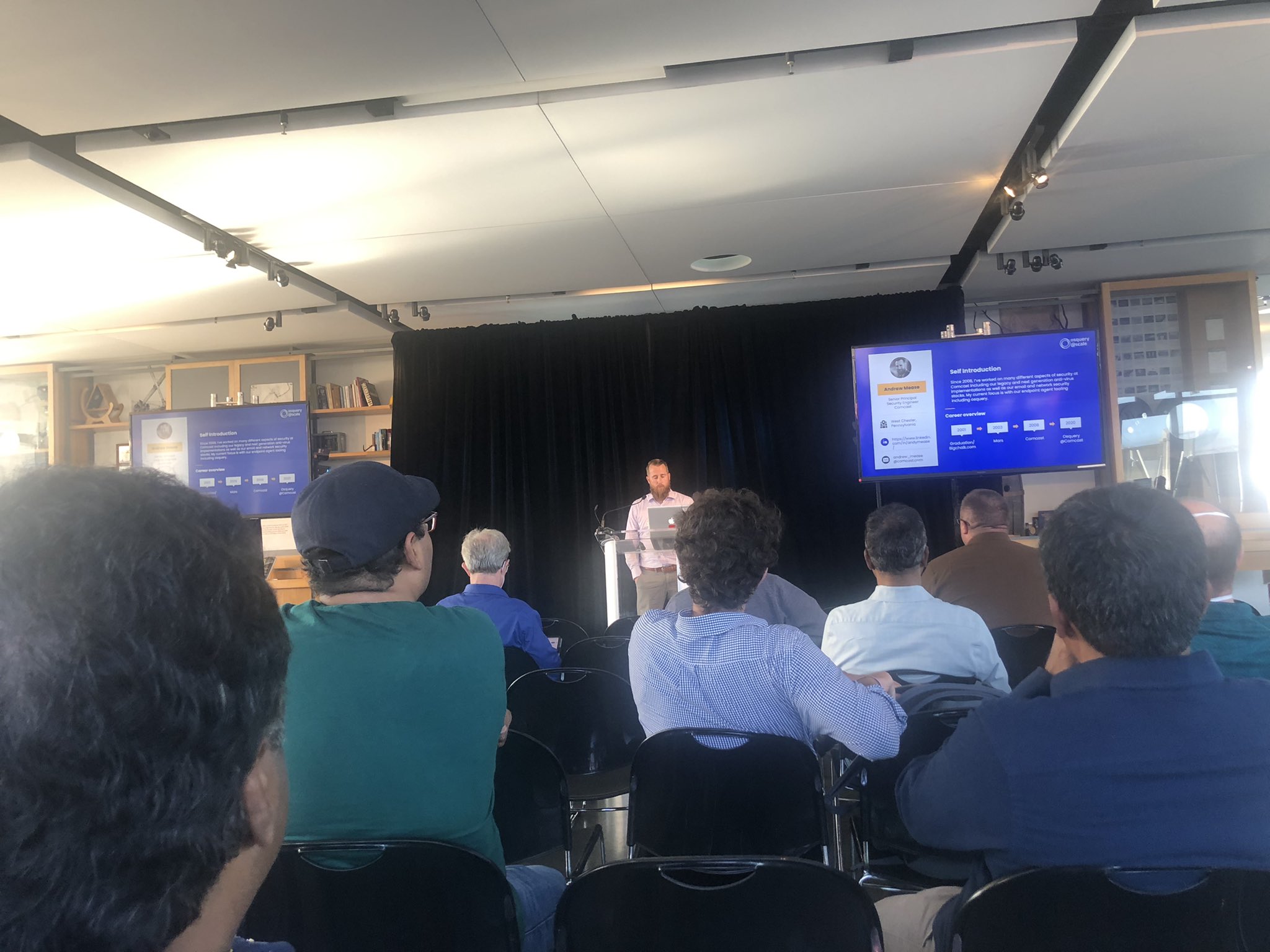 osqueryscale on Twitter "We’re rounding out Day 1 of osqueryatscale with comcast Sr