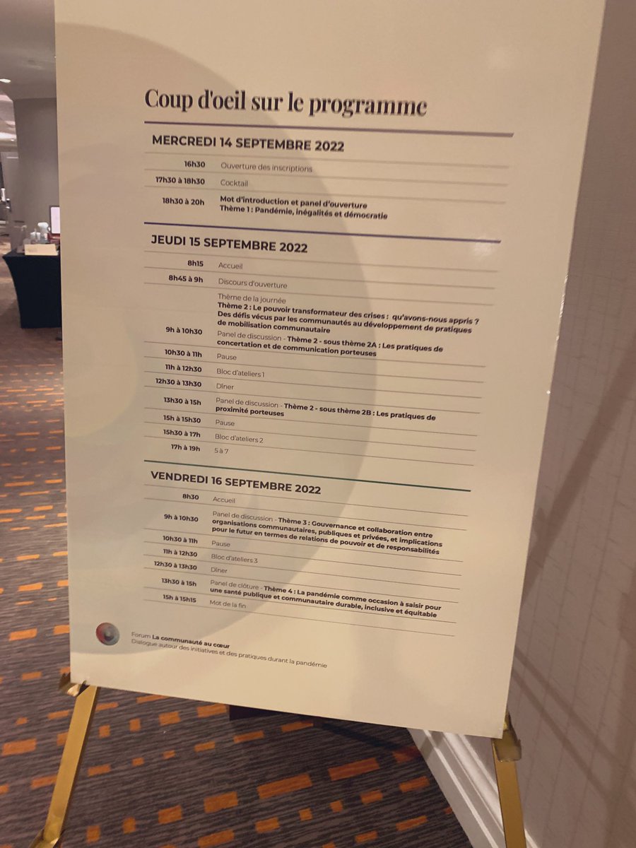 En direct du  forum :
Il reste encore des billets !
Pour vous inscrire : bit.ly/3zIOFLD
Pour voir le programme au complet : bit.ly/3KgMVOE