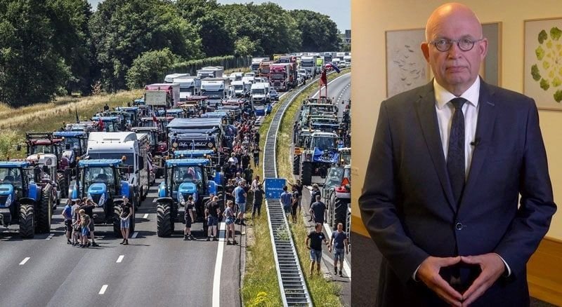 Ilaria97570260's tweet photo. Amsterdam. Si dimette il ministro dell'Agricoltura dei Paesi Bassi Henk Staghouwer dopo le massicce proteste degli agricoltori olandesi contro la sua agenda climatica radicale, che mirava a distruggere il settore agricolo. Lo sapevate? https://t.co/s5elQ24YBd