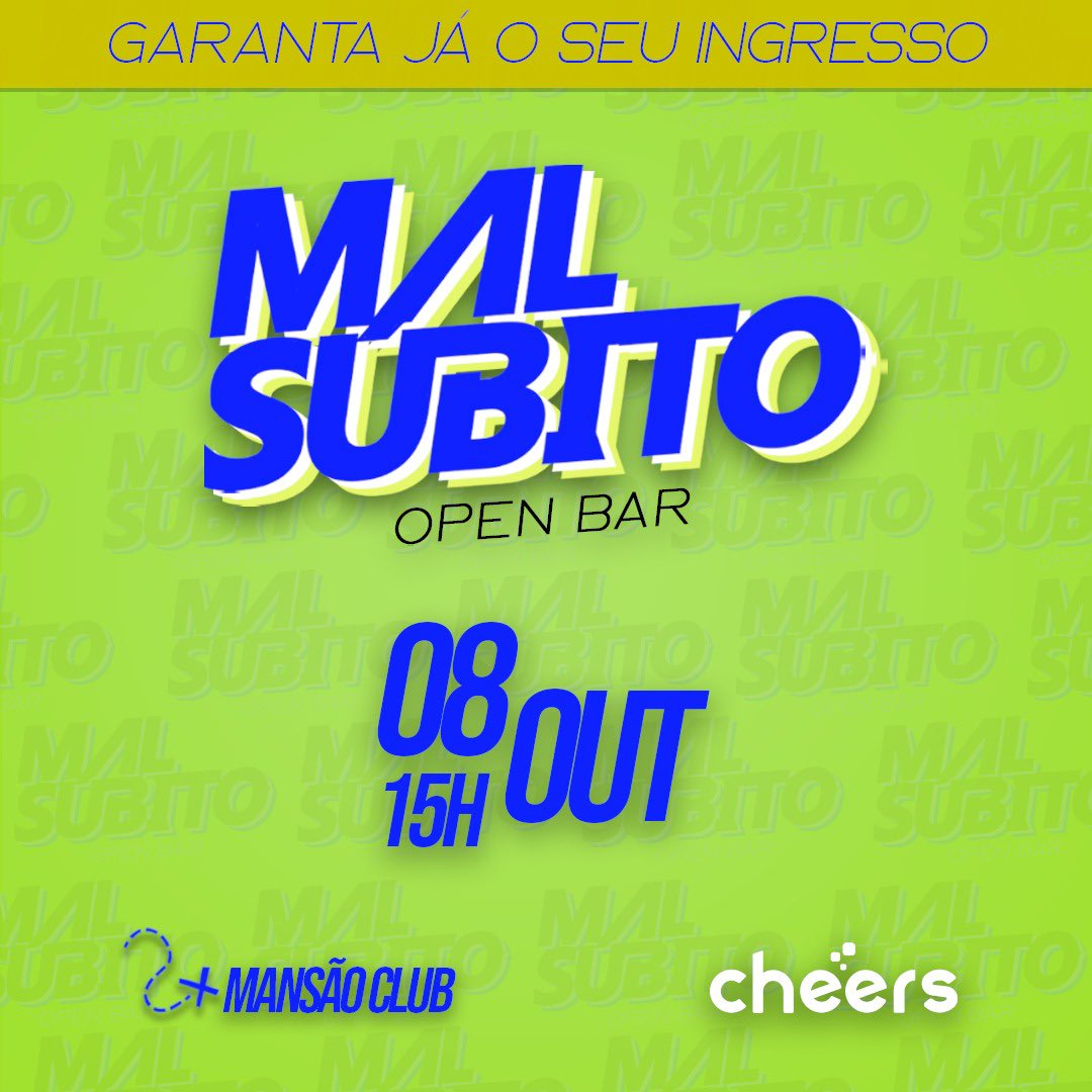 aatififsc's tweet photo. EAI GALERA, chegou a MAL SÚBITO, a festa mais esperada pelos  AATIFIANOS!
Depois de muito tempo organizando e planejando conseguimos tirar do papel um dos nossos maiores sonhos, que é um OPEN BAR com muita diversão, integração e amizade, daquele jeito que todo universitário gosta https://t.co/MjMTzzzmEb