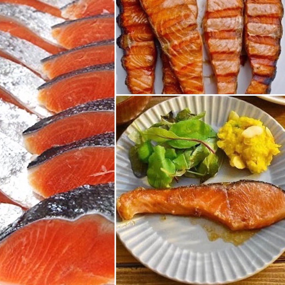 How about a delicious Japanese salt-grilled Salmon?  Shiozake (塩鮭) takes just three ingredients, and comes out flavorful and moist but with crisp skin — perfect with a salad or late summer veggies!  And here’s our recipe: thedistrictfishwife.com/post/shiozake