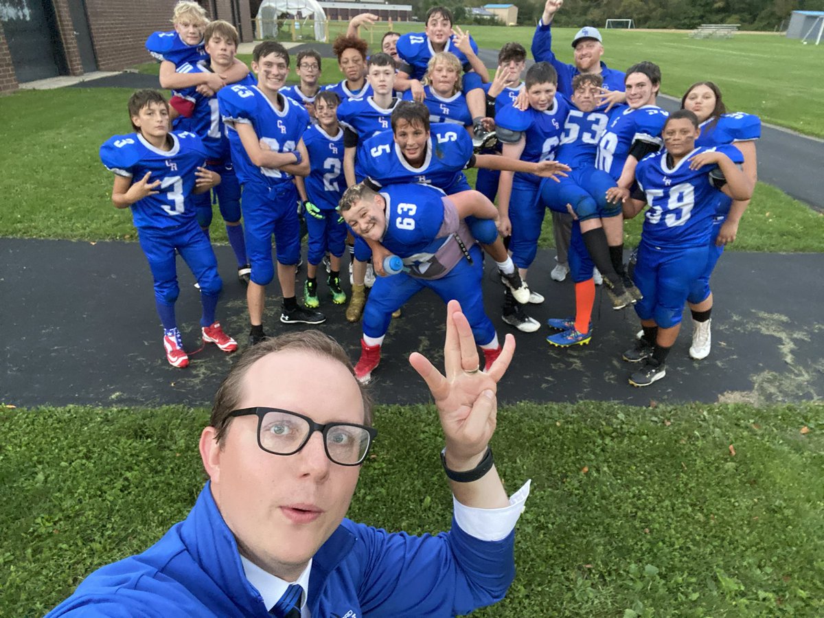 The #mycrcs Boy’s Modified Football team picked up 24-19 win against a tough opponent! When you fight, compete, and stay tough in hard times, good things will happen! <a href="/deisel68/">Chris Cappelletti</a> <a href="/MrBeckTeaches/">Rich Beck</a>
