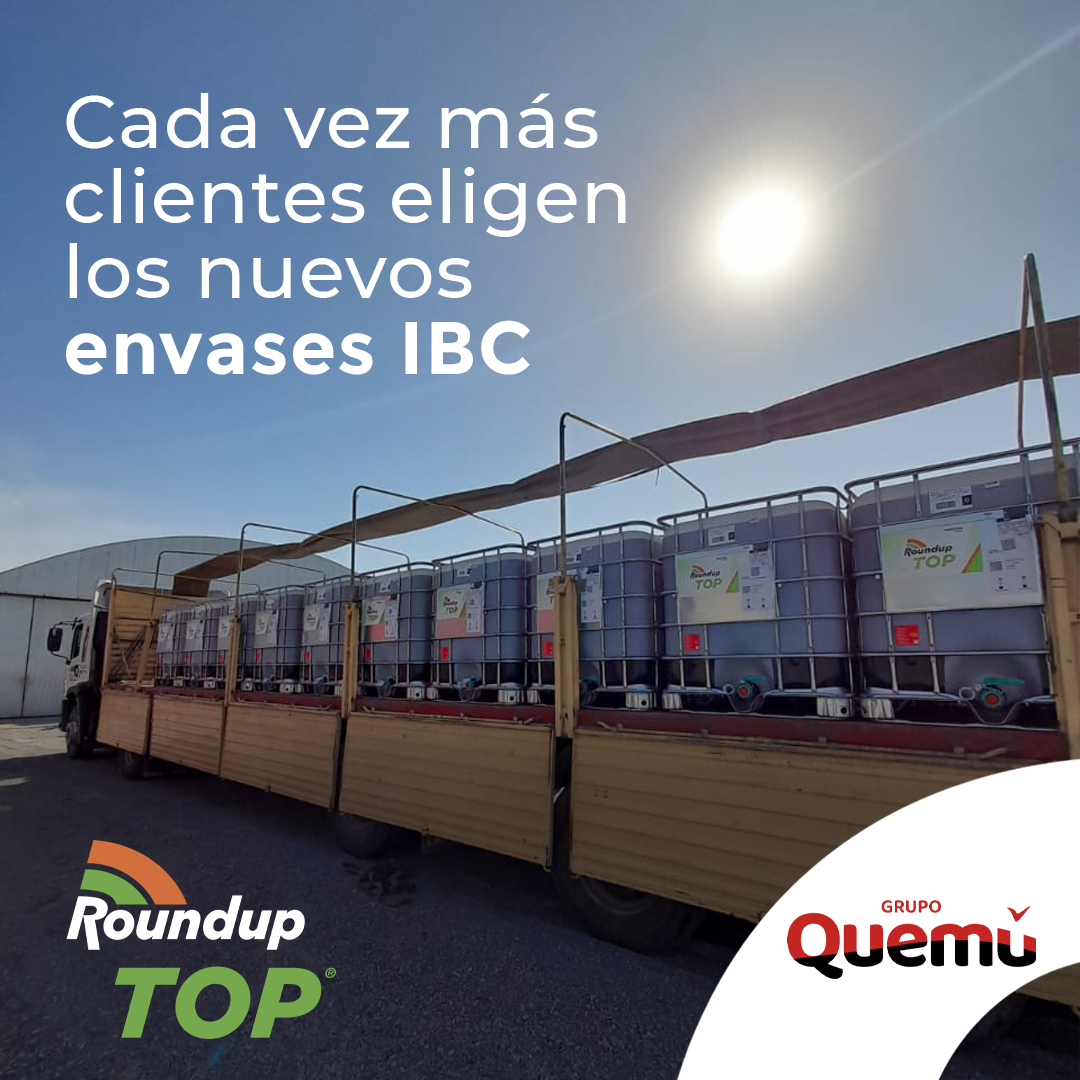 Cada vez más clientes se suman a la nueva tecnología del envase IBC, mejorando la sostenibilidad de la agricultura.
Menos plástico, menos tiempo operativo de descarga, mayor concentración.

@gropoquemu
@Bayer4CropsAR 

#RoundupTop #Roundup #BayerAgro  #AgriculturaSostenible #IBC