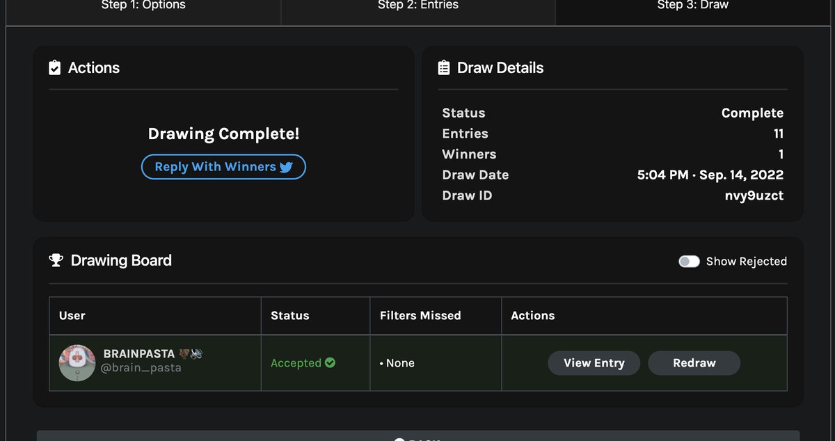 Congrats <a href="/brain_pasta/">BRAINPASTA.eth🦇🔊🍝🧠</a> on winning a ticket to LA AX! Make sure to wear some plaid 🤝