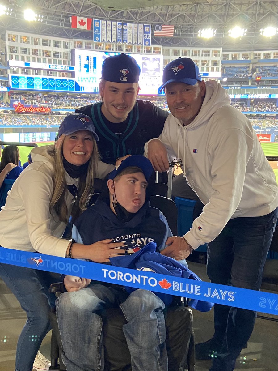 Thank you <a href="/SNETCampbell/">Jamie Campbell</a> for mentioning our loss of Tyler on Blue Jays Central tonight. The staff at Rogers Center were always phenomenal with us and Ty’s needs. You have no idea what your kind gesture means to our family. Thank you! ❤️❤️<a href="/cat_sullrich/">Cathy Sullivan</a> <a href="/brettrich88/">Brett Richardson</a>