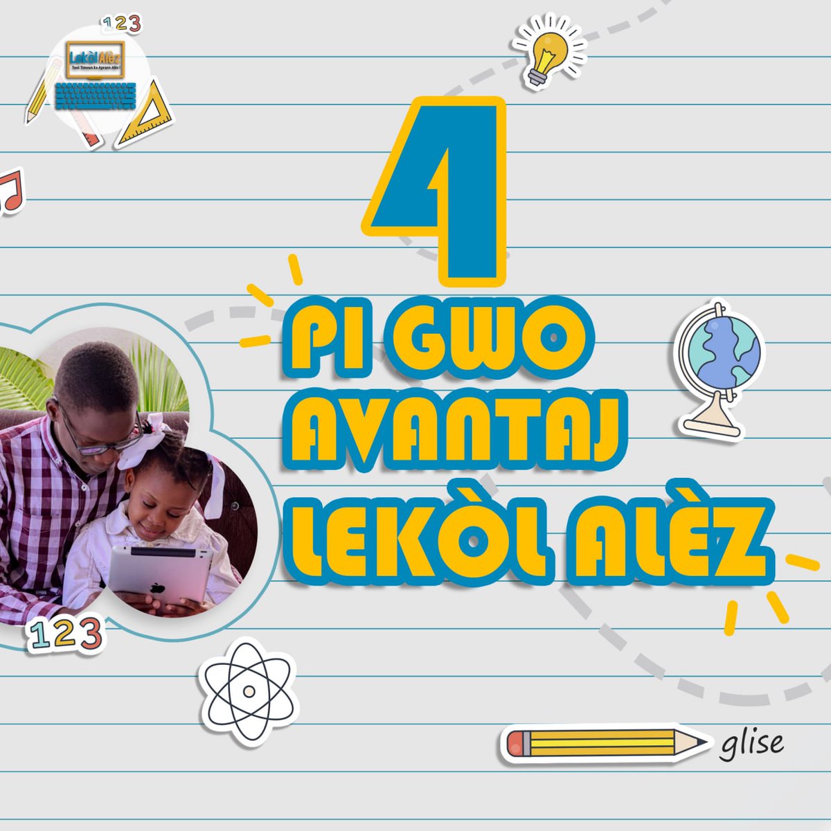 lekolalez's tweet photo. https://t.co/LnrT0xeIpw la pou timoun yo kit peyi lòk kit li pa lòk. Nou gen videyo ak monitè efikas pou ede yo. 

@marcalainb
@carelpedre
Flyer by: @CastimaPhoto https://t.co/5OeLWU5BAh