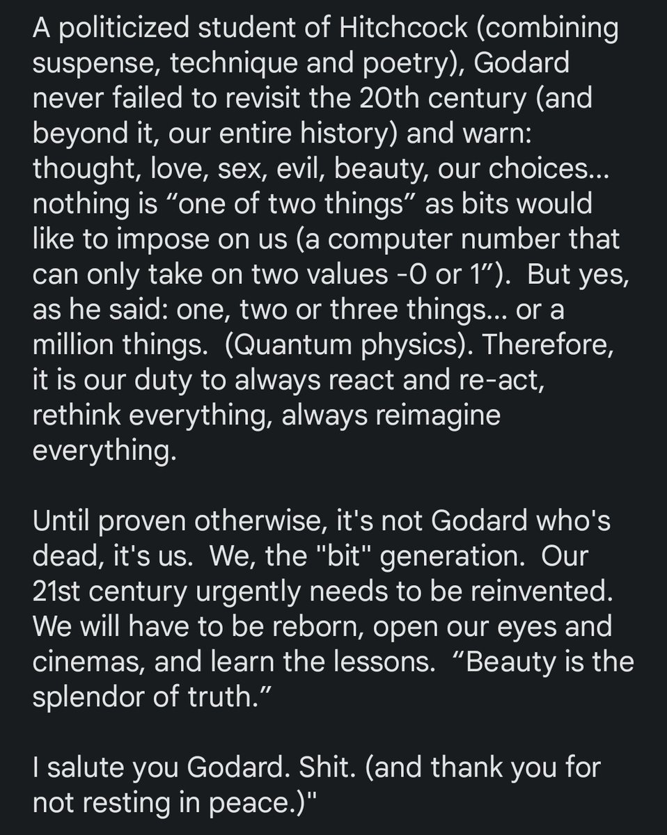 pontdevarsovia's tweet image. will do it free of charge, its what Godard wouldve wanted