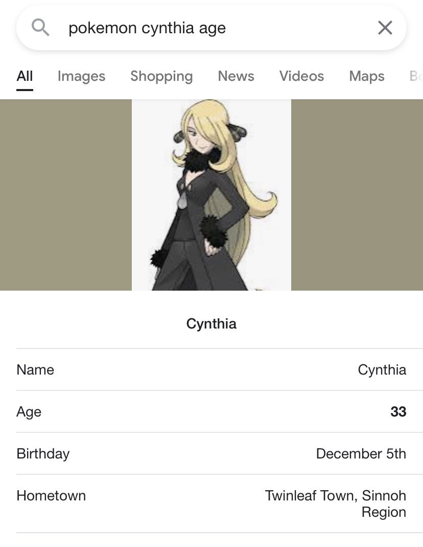 Touya! ☆ POKEMON LEGENDS Z-A HYPE on X: “Always thought Cynthia