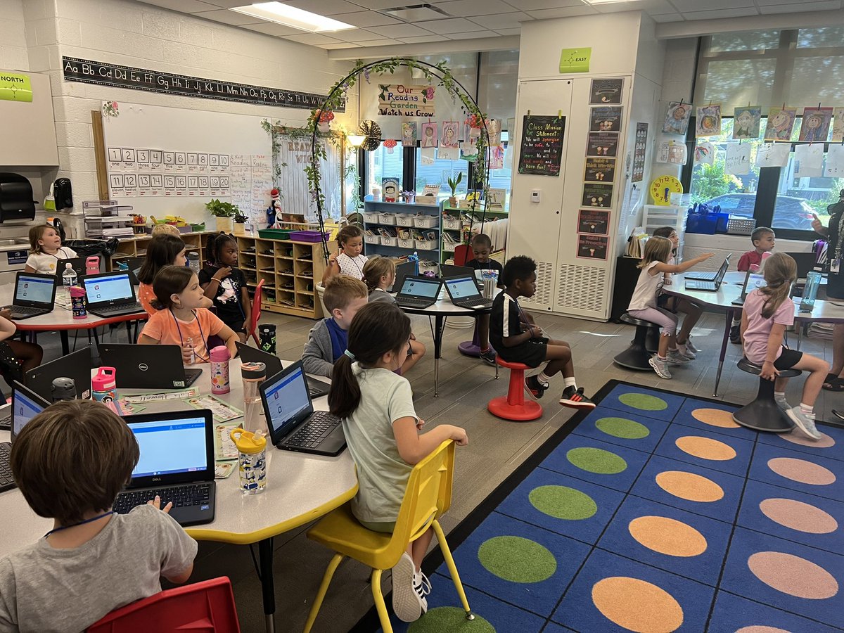 Mrs. Girvan’s class was so excited to receive their Chromebooks today!