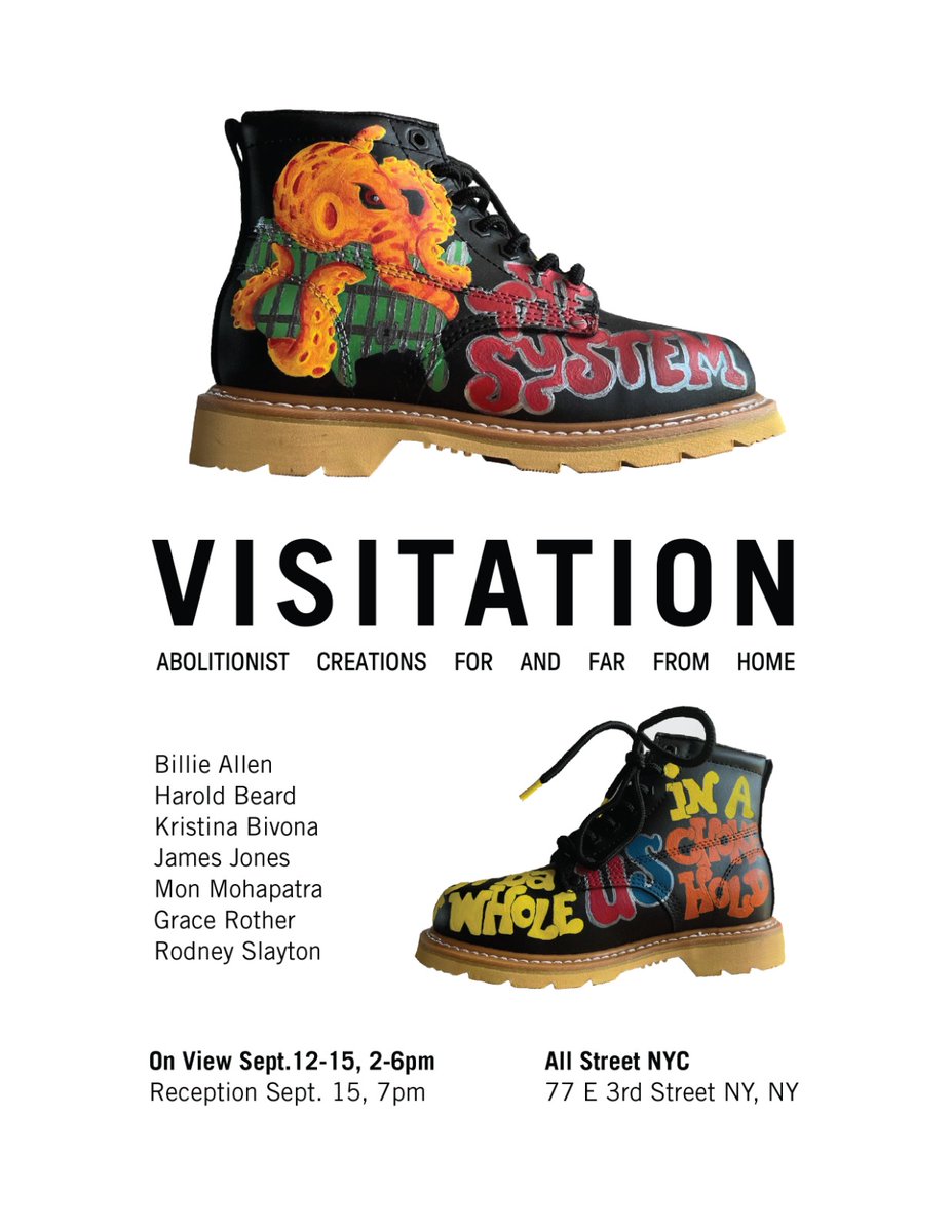 Free_Rocko's tweet photo. presentations of color and messages of hope is a form of resistance that really resonates with my comrades inside when I show them the finished projects."

Come celebrate the closing of "Visitation" tomorrow! details below: https://t.co/BdTx7p0g8Y