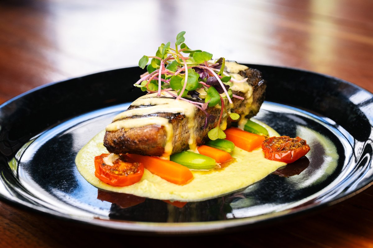It won't be long until we release our new Autumn menu.  You have a limited time to try our fantastic summer menu before it's gone.  Try the blackened Atlantic halibut with sauteed carrots, snap peas, oven roasted cherry tomatoes, smoked jalapeno aioli &amp; peas puree tonight!