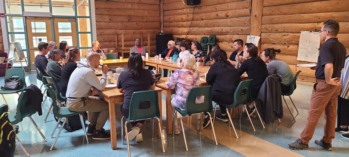 Welcomed the <a href="/UIEC_Tdsb/">UIEC_TDSB</a> to the island today. Engaged in meaningful #teambuilding with our staff. <a href="/TOES_TDSB/">TOES_TDSB</a>