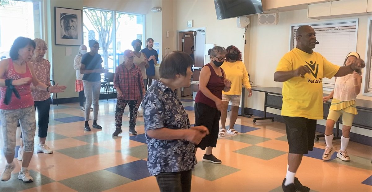 ServingSeniors's tweet photo. Dance to the Music! 😀

Older adults came together to move and enjoy Serving Seniors' new #SoulLineDancing Class!

Join us next Monday, 9/19 at 11AM at our Gary Mary and West Senior Wellness Center to #exercise and connect with your community.
#WellnessWednesday #dance https://t.co/zQMKtTL2Md