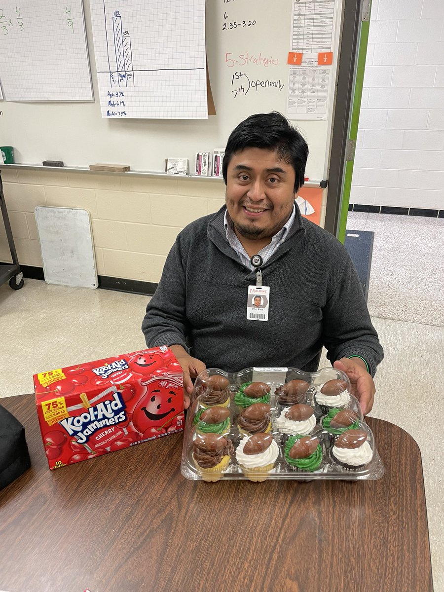 hazel_math's tweet image. 6th grade math is a BIG DEAL @ShotwellMS_AISD HERE IS TO OUR NEW ADDITION!!! MR.RIVAS!!!!! 🥳🥳🥳