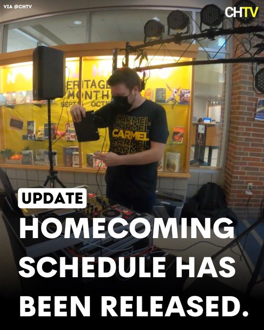 Carmel Television On Twitter Homecoming Schedule Students carmel-television-on-twitter-homecoming-schedule-students