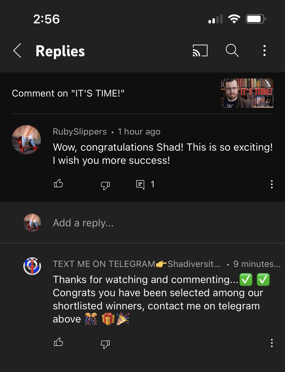 Ruby_Slippers01's tweet photo. @shadmbrooks Just want to make sure you’re aware of a possible spammer. Unless it is you. https://t.co/uV8sobI3ib