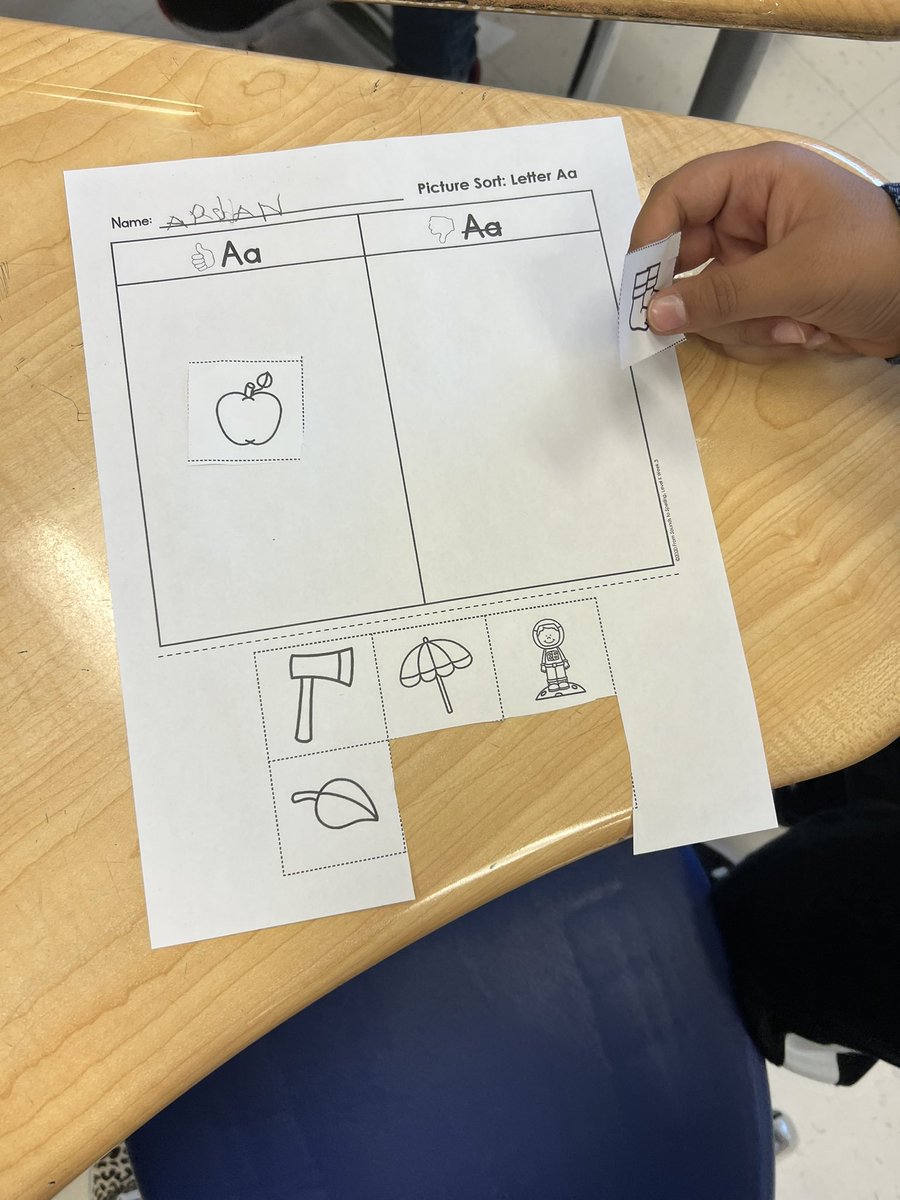 Word work a is for 🍎 <a href="/EastLakeRVS/">East Lake School</a> #rvsed