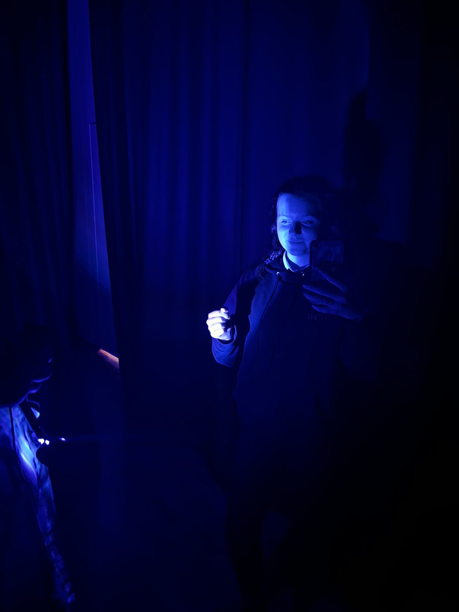WchsCreative's tweet photo. Miss Amani’s S3 class used our performance space today to experiment with lighting for their portraiture project! #dramaticlighting #lightsoot #STEAMeducation #scienceinart @WCHSScience @WestCalderHigh https://t.co/yaMgyUIY2z