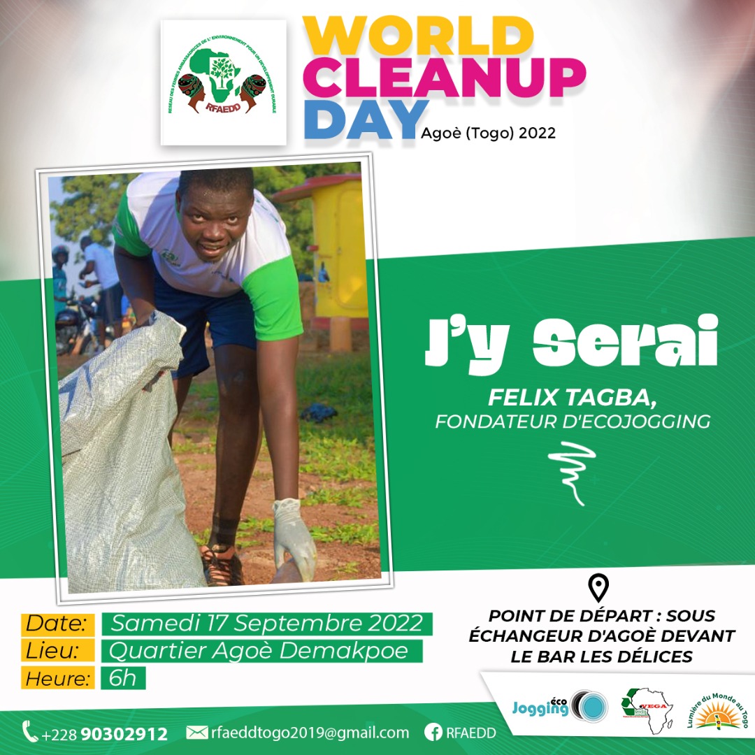 GuellyR's tweet photo. Hola hola !!!!! Ils seront en plein dans le mouvement, et vous? 
@LetsDoItWorld

#WorldCleanUpDay2022 #WorldCleanupDay #LetsDoItWorld #RFAEDD #Nettoyage #AgoeNyivé1 #Togo #TgTwittos https://t.co/H9RYEQXmn1