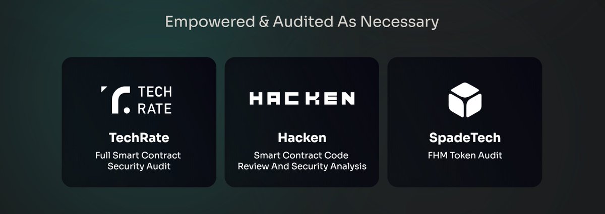 Balance_Capital's tweet photo. Balance takes security seriously.

That's why we have been audited by @TechRate1, @hackenclub, and @SpadeAudits.

Find out more about our audits from our main page here: https://t.co/NKOLv8nXch https://t.co/RVLl9kpbtt