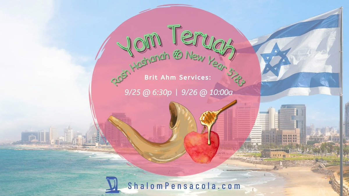 BritAhm's tweet photo. COMING UP
Brit Ahm will be holding two Yom Teruah/Rosh Hashana services this September! On the 25th, we will have an evening service at 6:30pm, with an apples and honey oneg to follow. The next day, on the 26th, we are having a 10am service! See you then!
https://t.co/Qvy48bljwI https://t.co/Hxwl4CCYFW